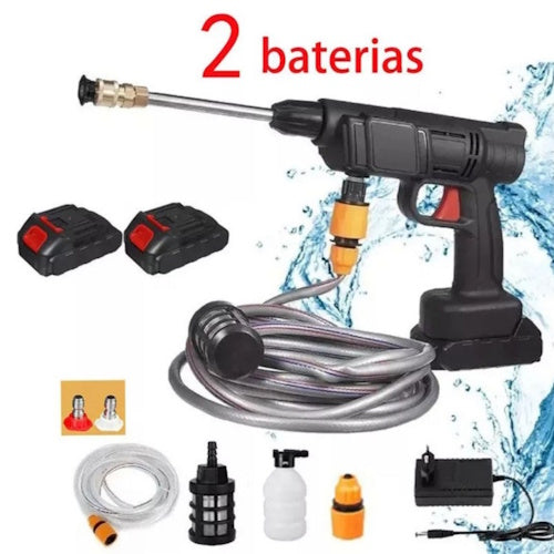 Hidro Lavadora Portatil Doble Bateria